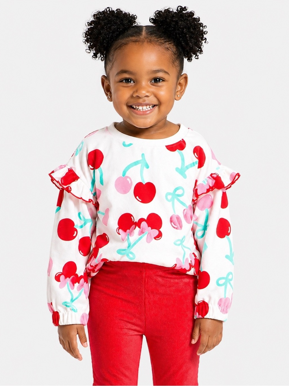 Disney Minnie Mouse Velour Set 2T NWT Red Cozy Outfit Gift - Picture 6 of 8